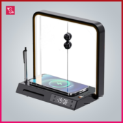 wireless charger with pen and clock