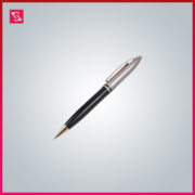 metal pen with silver cap