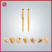 wooden pen with stylus