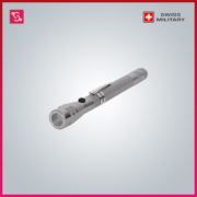 metal aluminium flashlight from swiss military for employee gifting