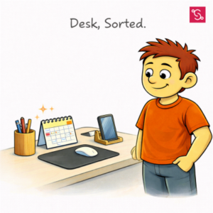 Branded desk accessories for corporate gifting – organisers pen holders and desk sets India