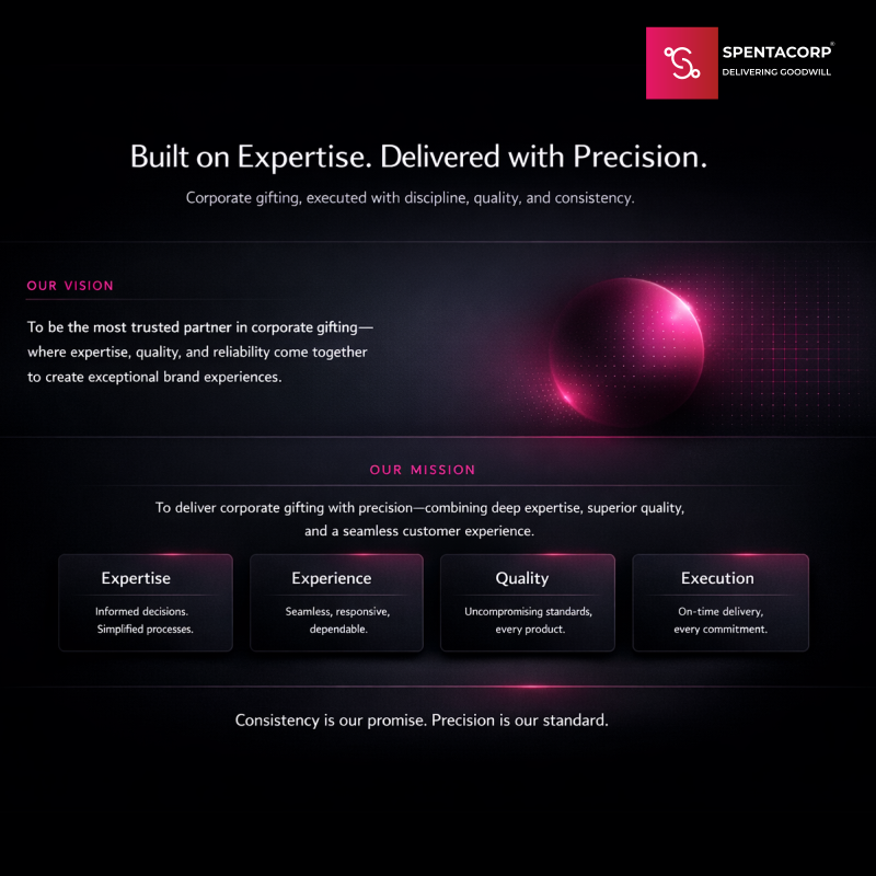 Spentacorp's vision and mission statement